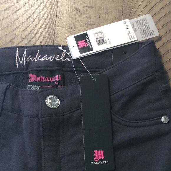 NWT Makaveli Cotton And Sparkle Stretch Pants M. - Picture 13 of 15
